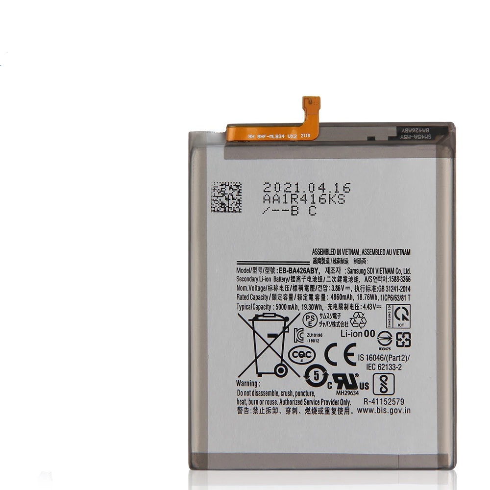 Batterie de remplacement pour Samsung Galaxy A32 5G (A426) / A72 4G 5G (A725), EB-BA426ABY Batterie de remplacement pour Samsung Galaxy A32 5G (A426) / A72 4G 5G (A725), EB-BA426ABY